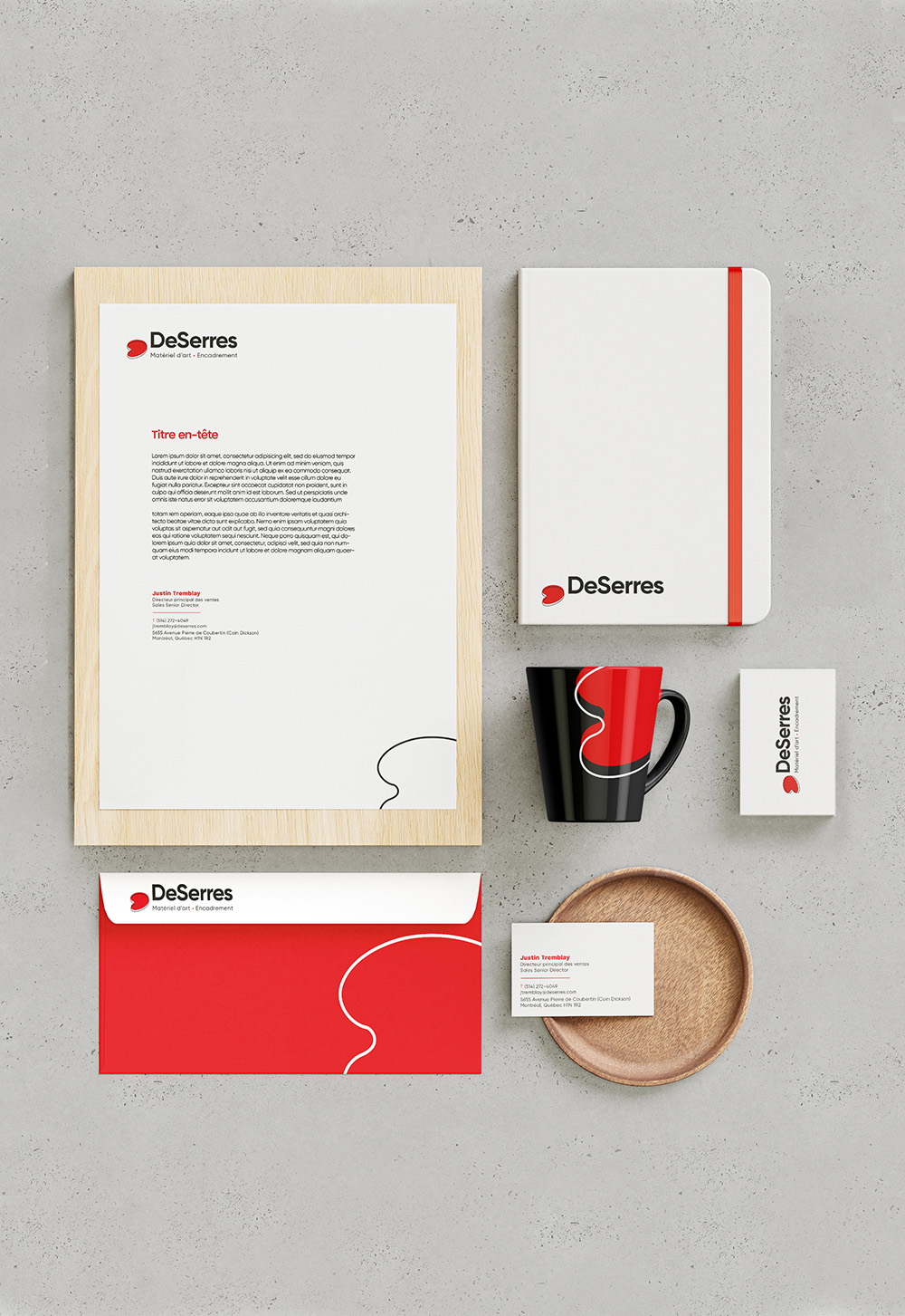 Extraits d'éléments de la nouvelle charte DeSerres